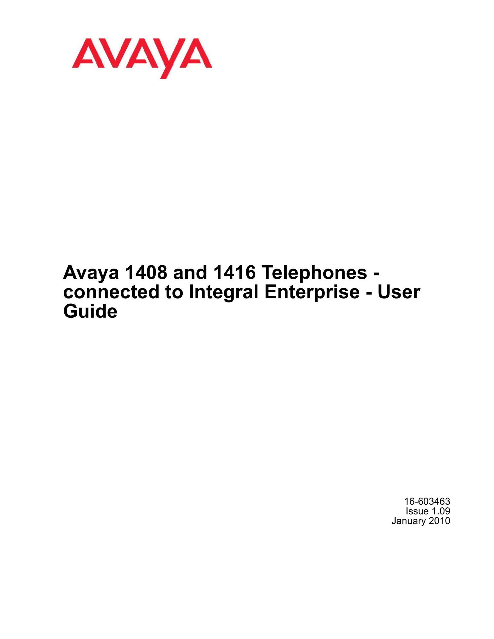 Avaya 1416 Conference Phone User Manual