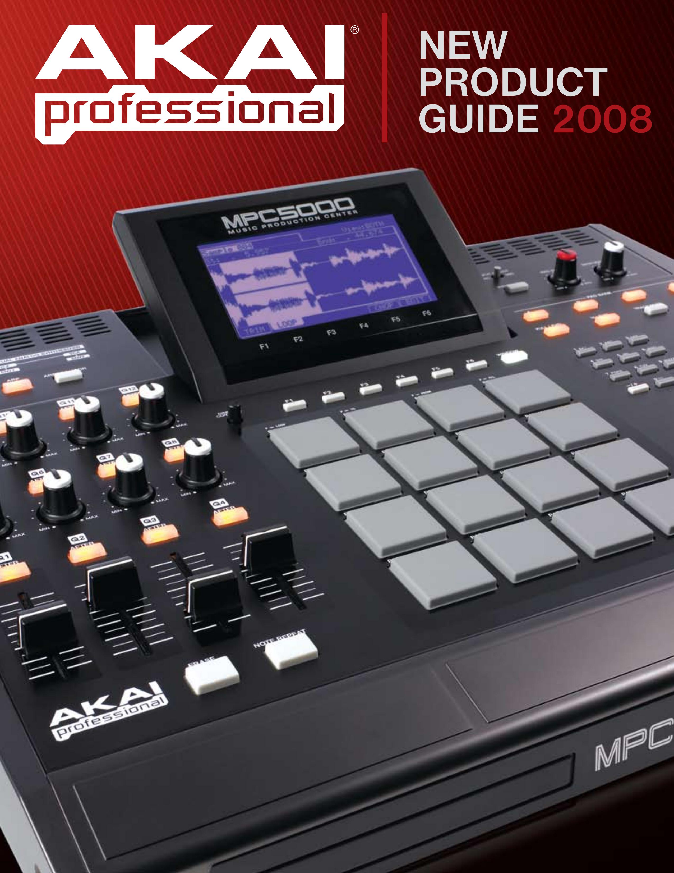 Akai MPC5000 DJ Equipment User Manual