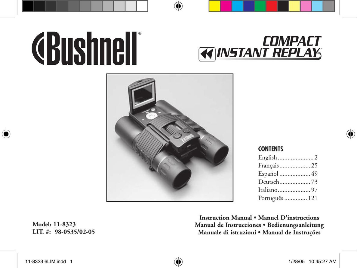 Bushnell 23-Nov Video Eyeware User Manual