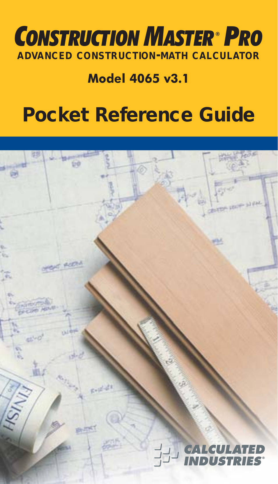 4065-P2G v3.1 Pocket Reference Guide (Page 1)