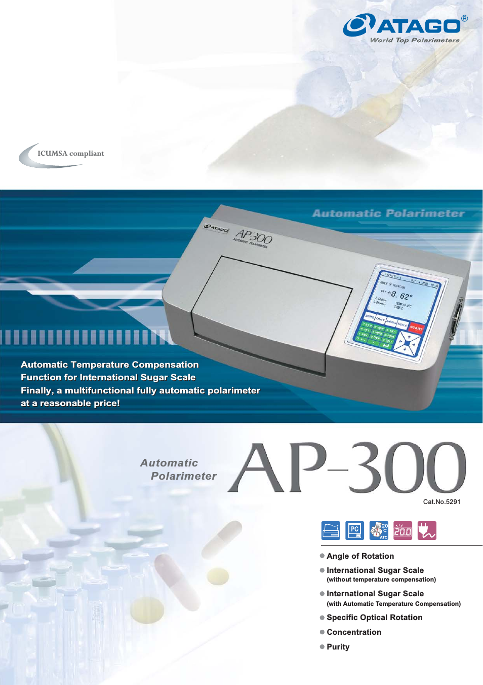 Atago AP-300 Series Polarimeter (Page 1)