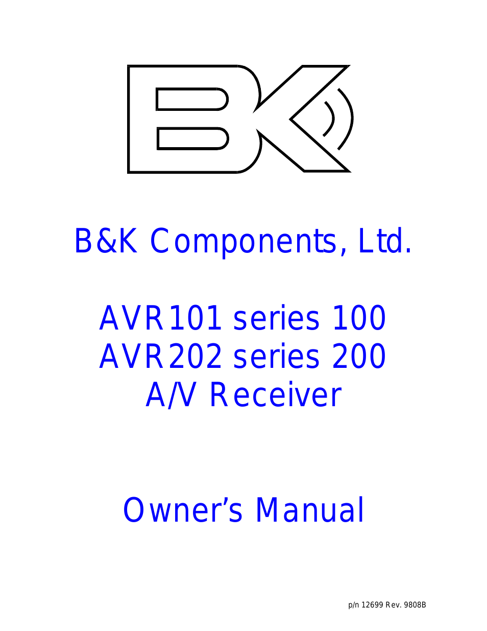 AVR202 series 200 (Page 1)