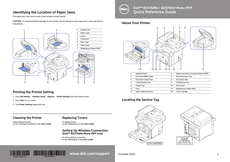 B3465dnf Mono Laser Multifunction Printer (Page 1)