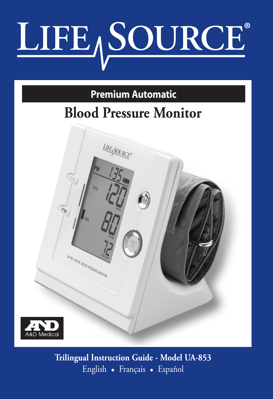 Blood Pressure Monitor UA-853 (Page 1)
