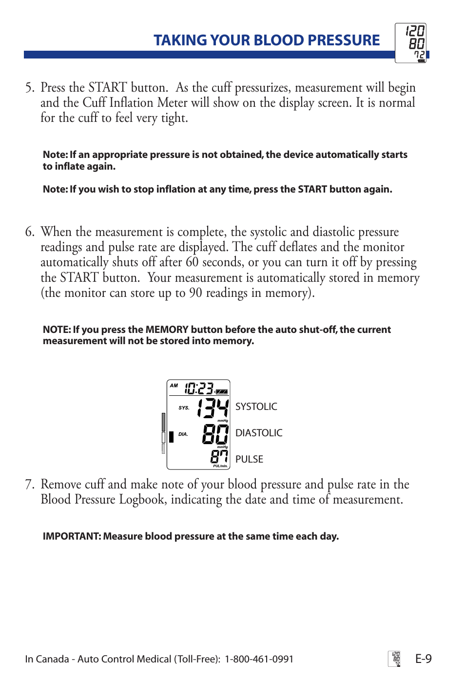 Blood Pressure Monitor UA-853 (Page 12)