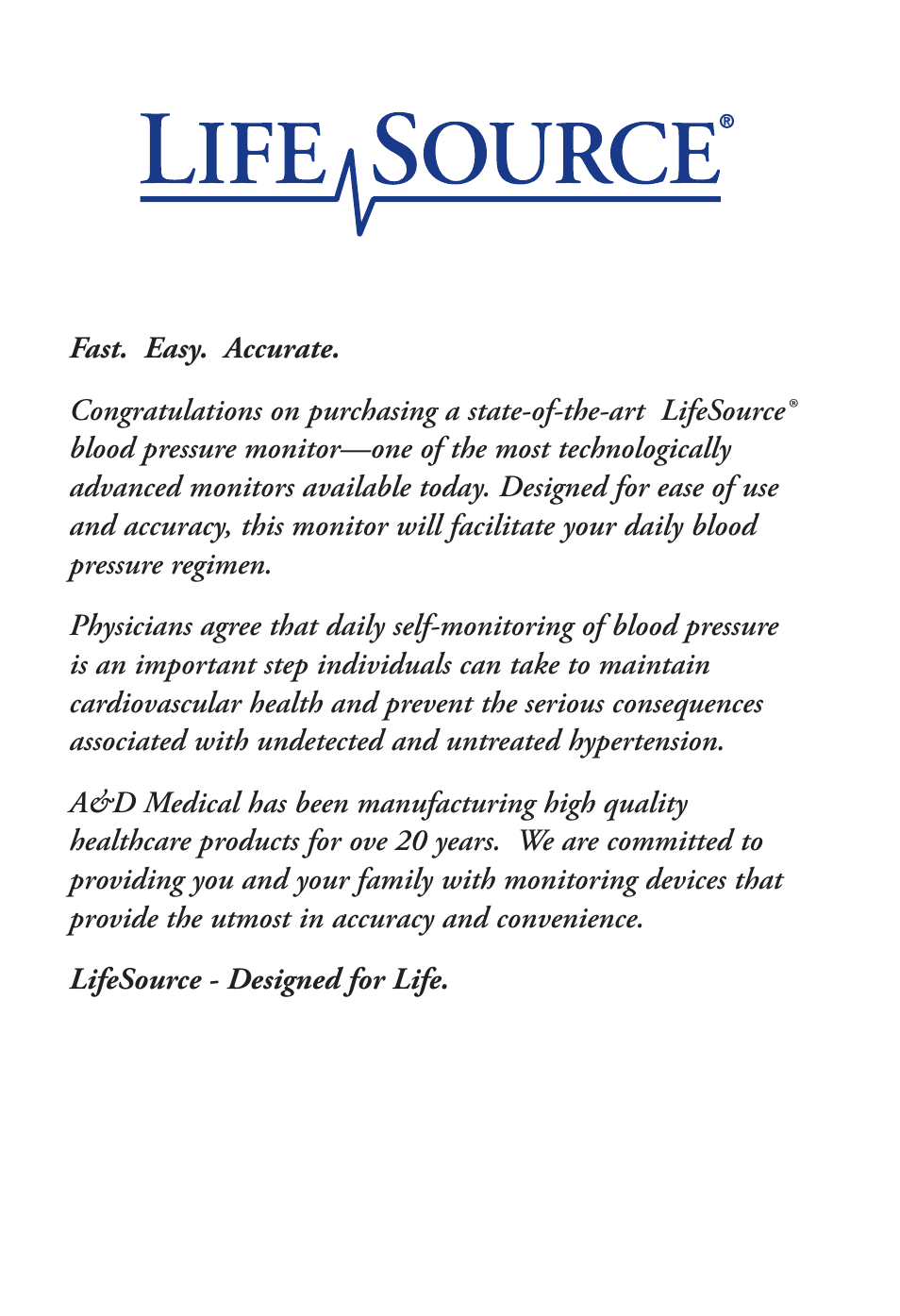 Blood Pressure Monitor UA-853 (Page 3)