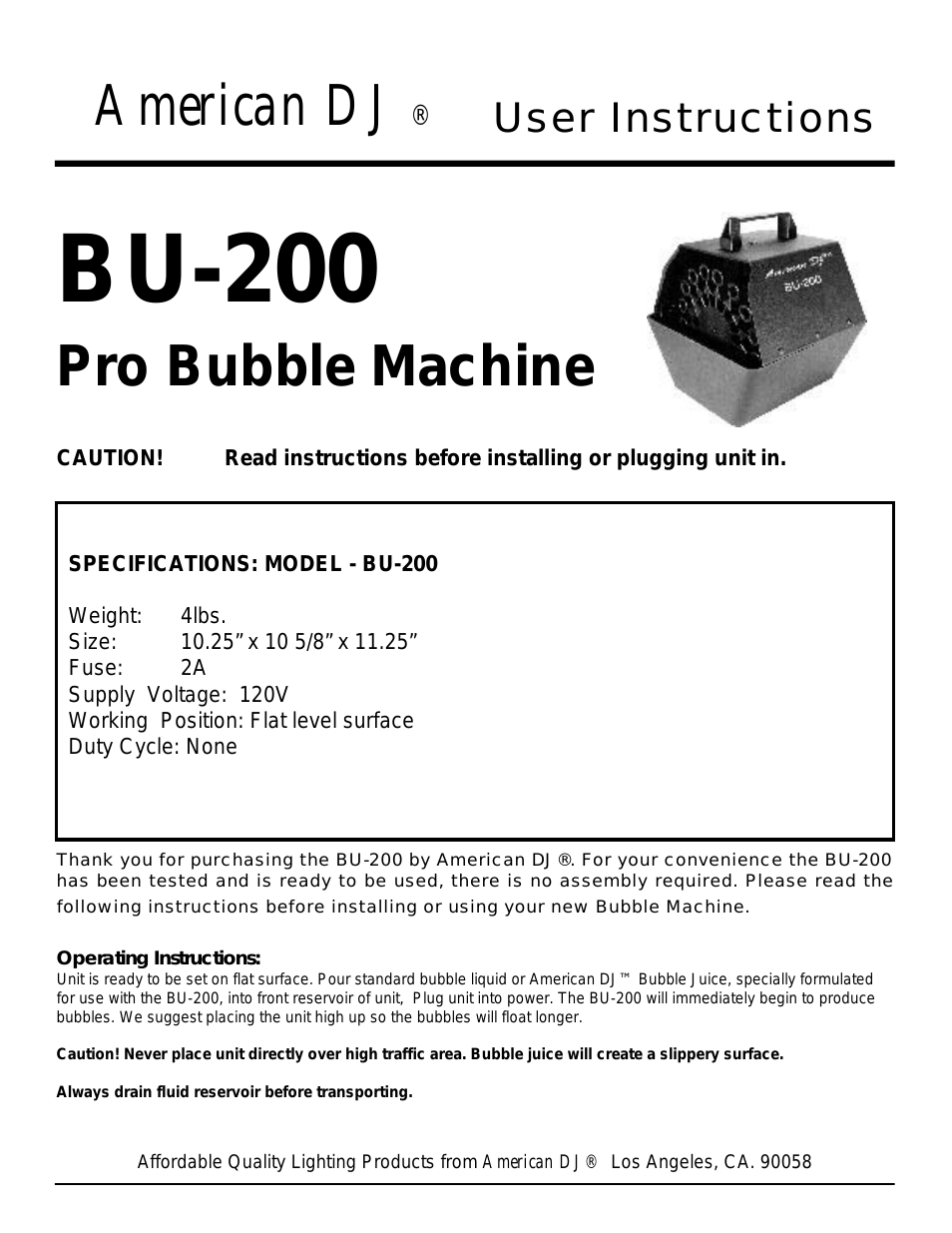BU-200 (Page 1)