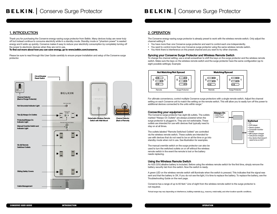 Conserve Surge Protector (Page 1)