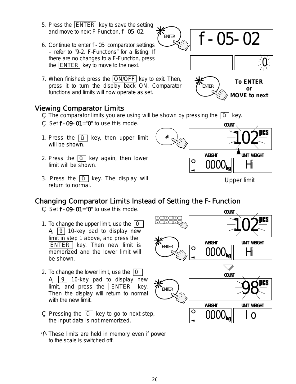 Counting Scale HC-15Ki (Page 28)
