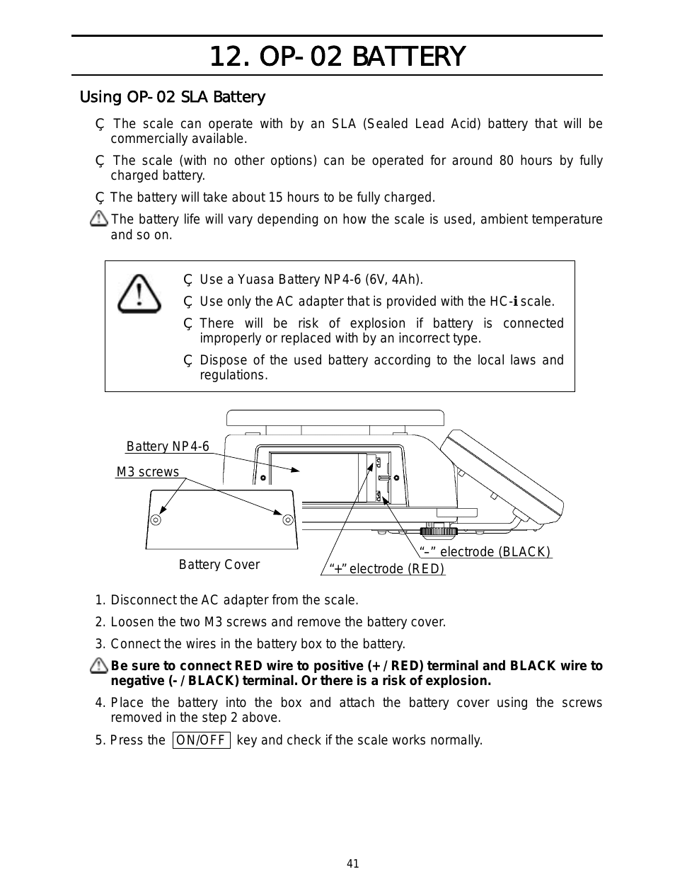 Counting Scale HC-15Ki (Page 43)