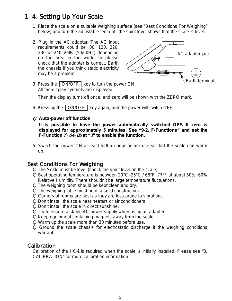Counting Scale HC-15Ki (Page 7)