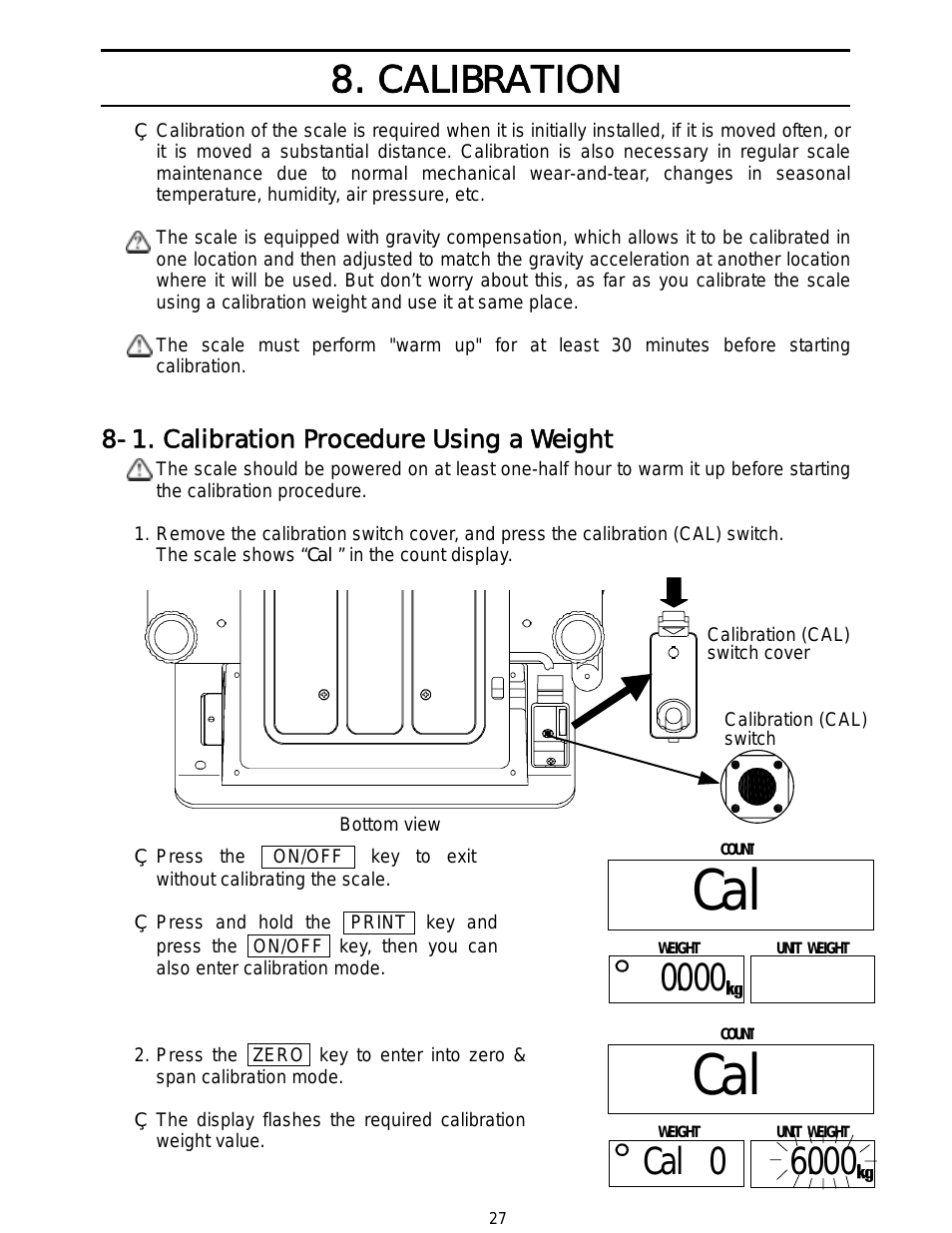 Counting Scale HC-6Ki (Page 29)