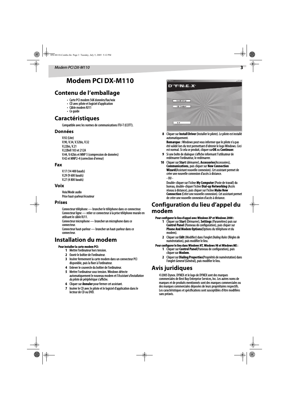 DX-M110 (Page 3)