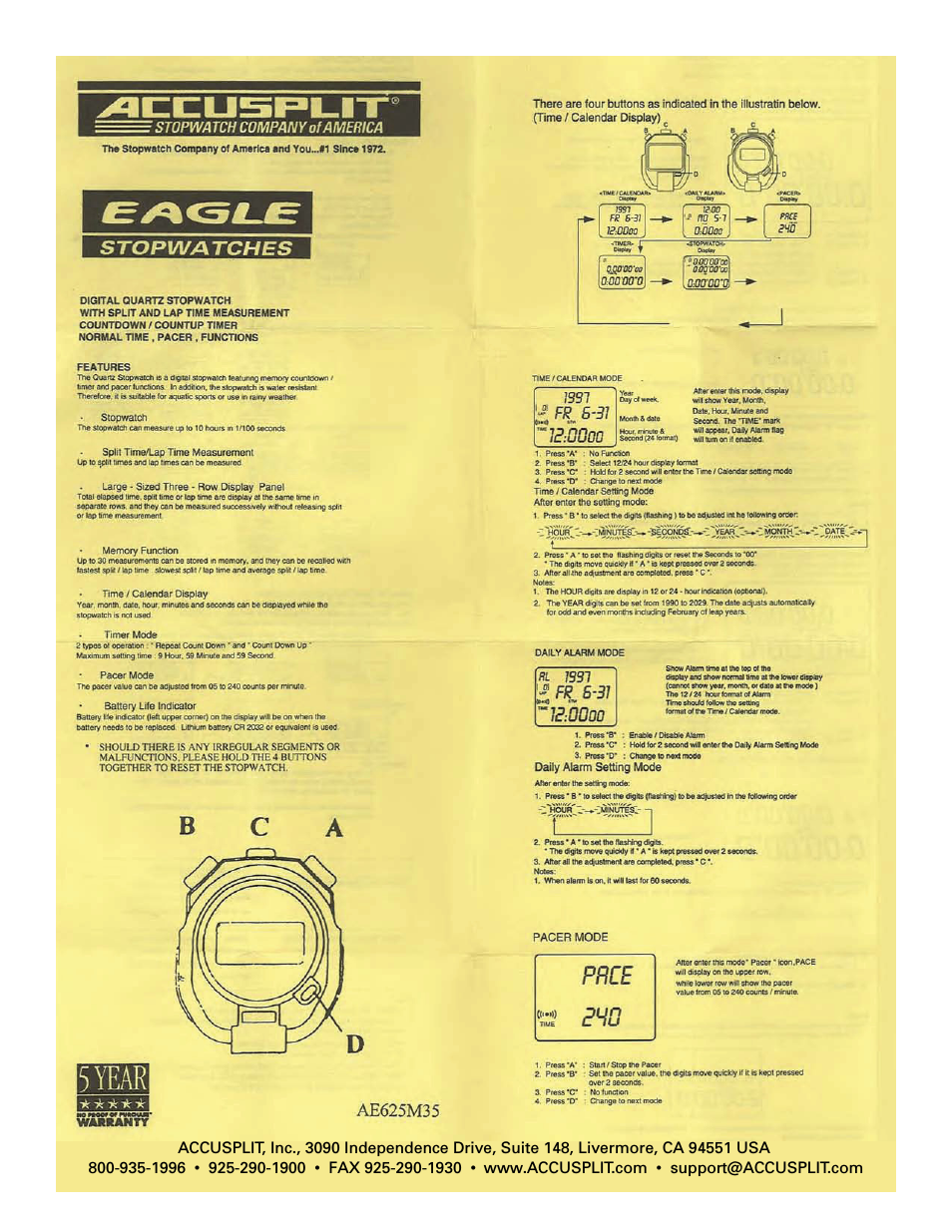 Eagle AE625M35 (Page 1)