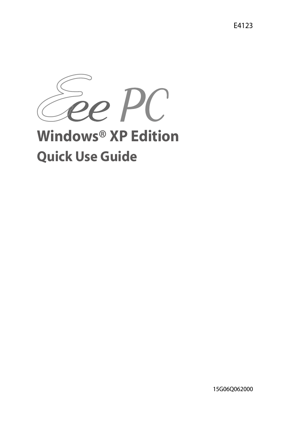 Eee PC 900A/XP (Page 1)