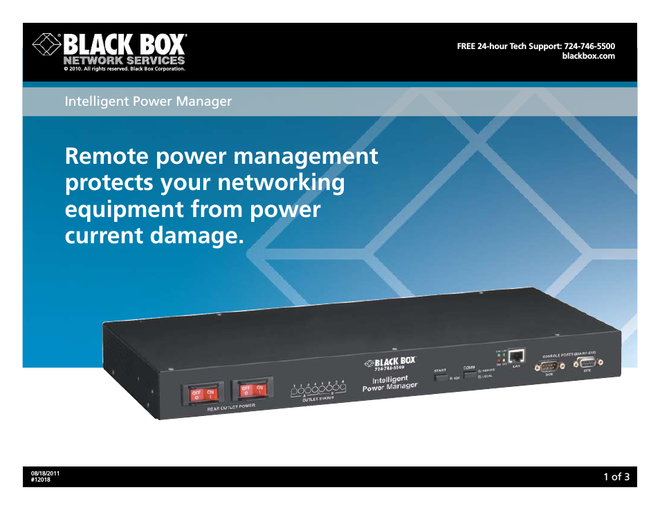 INTELLIGENTPOWERMANAGER PS540A (Page 1)