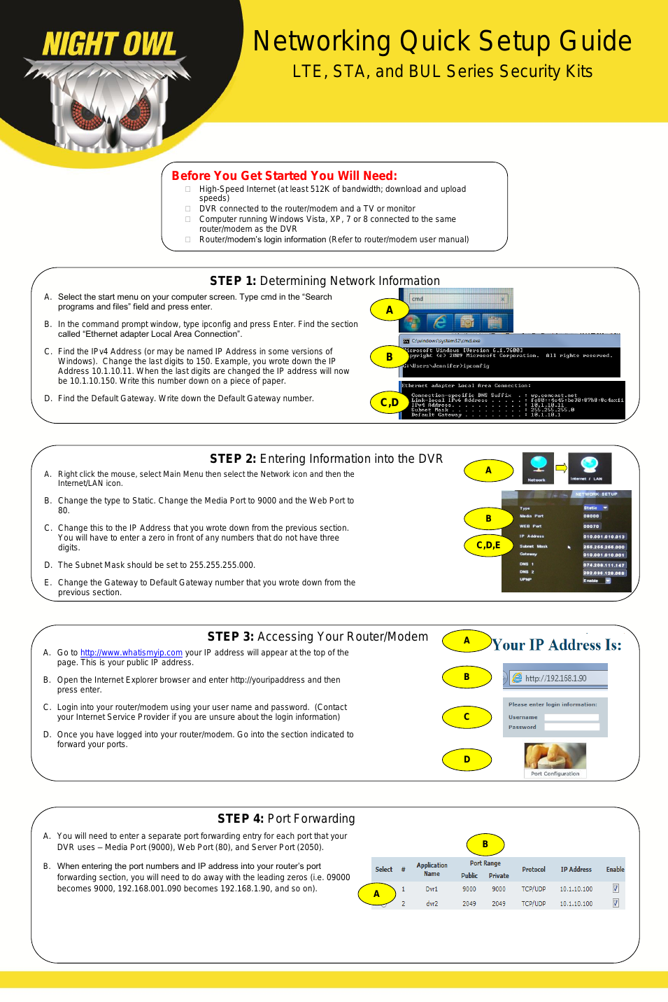 LTE-DVR4 setup (Page 1)