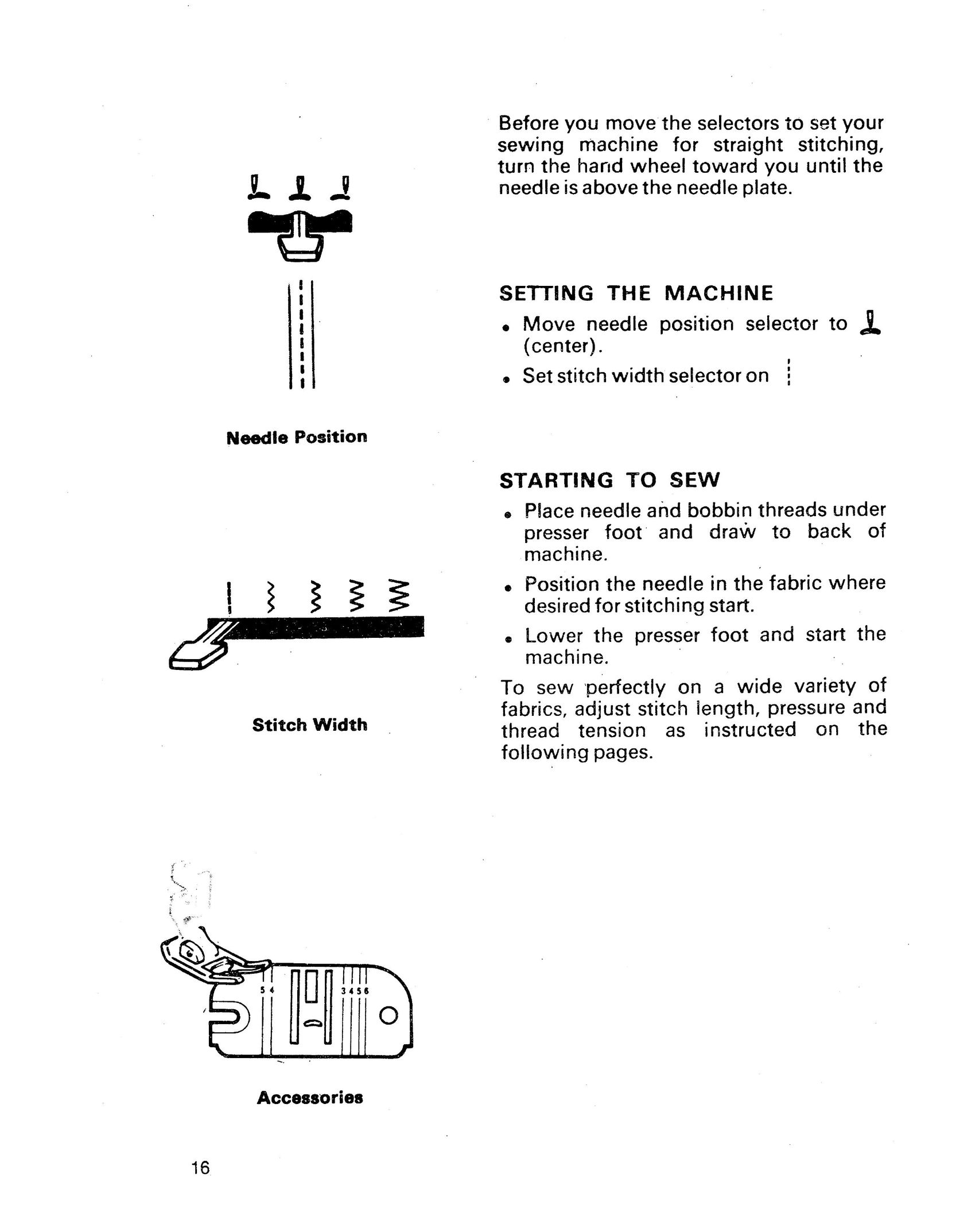 Singer 1021 Sewing Machine User Manual (Page 20)