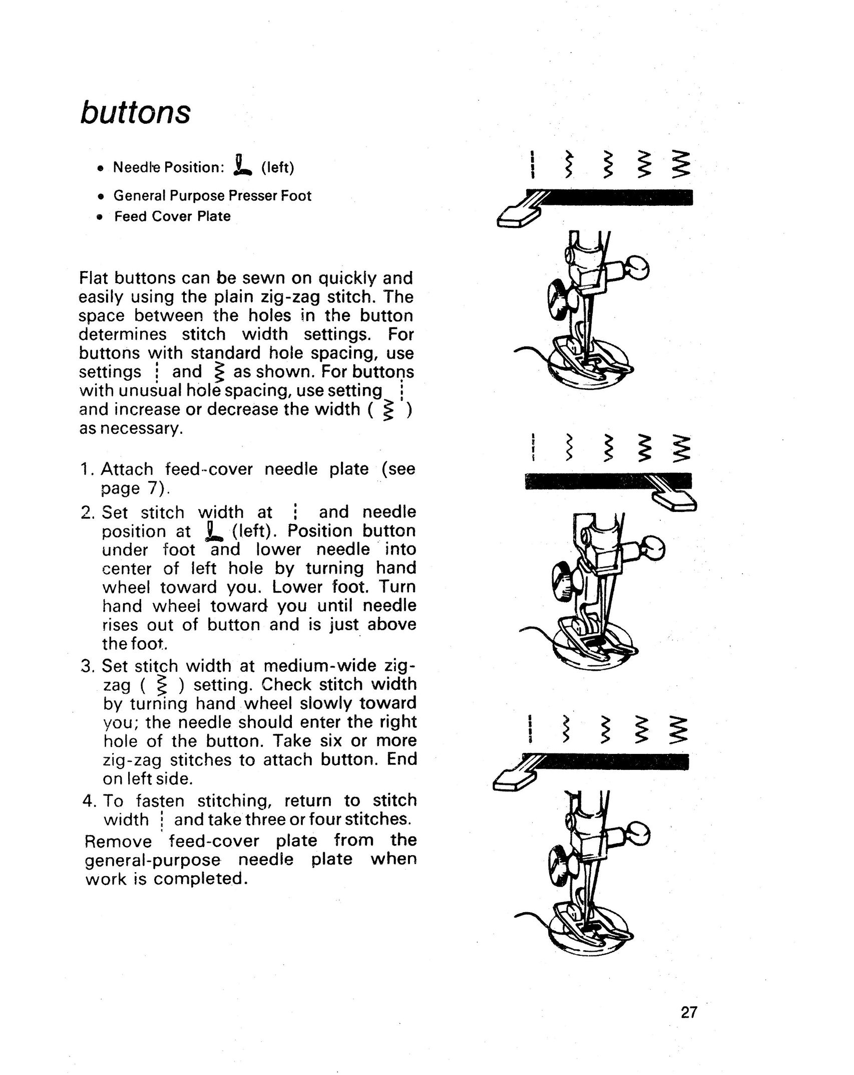 Singer 1021 Sewing Machine User Manual (Page 31)