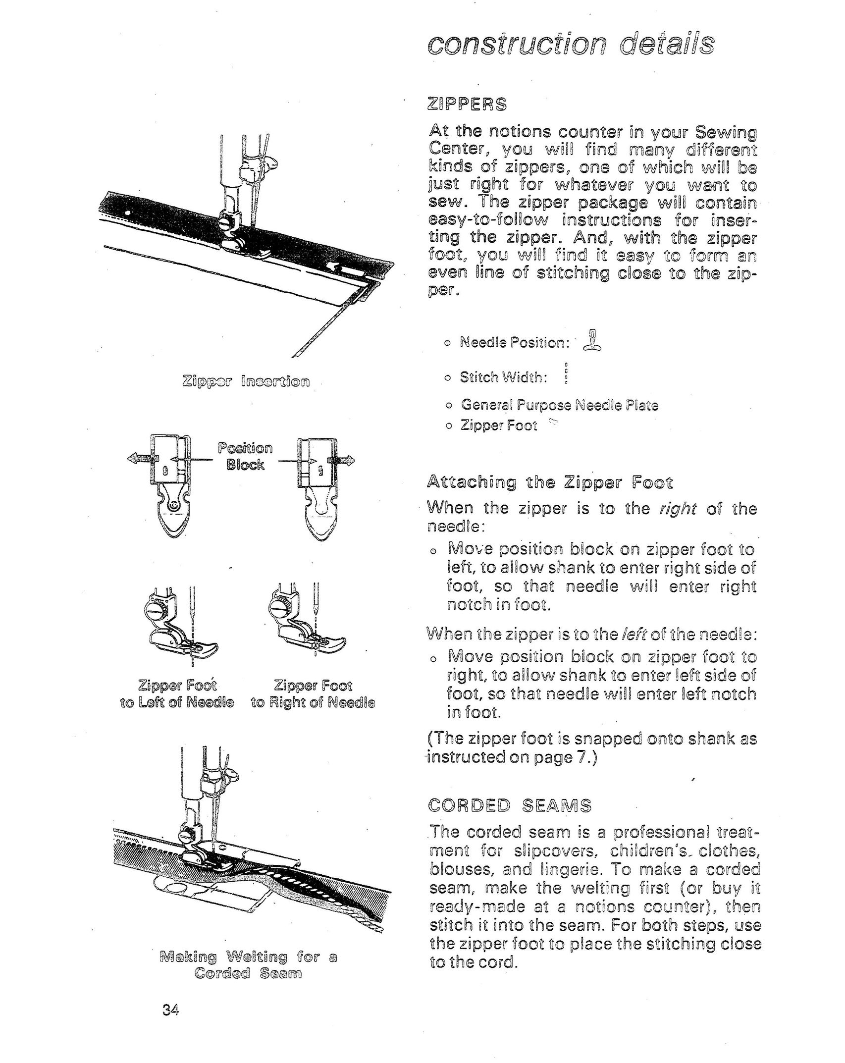 Singer 1021 Sewing Machine User Manual (Page 38)