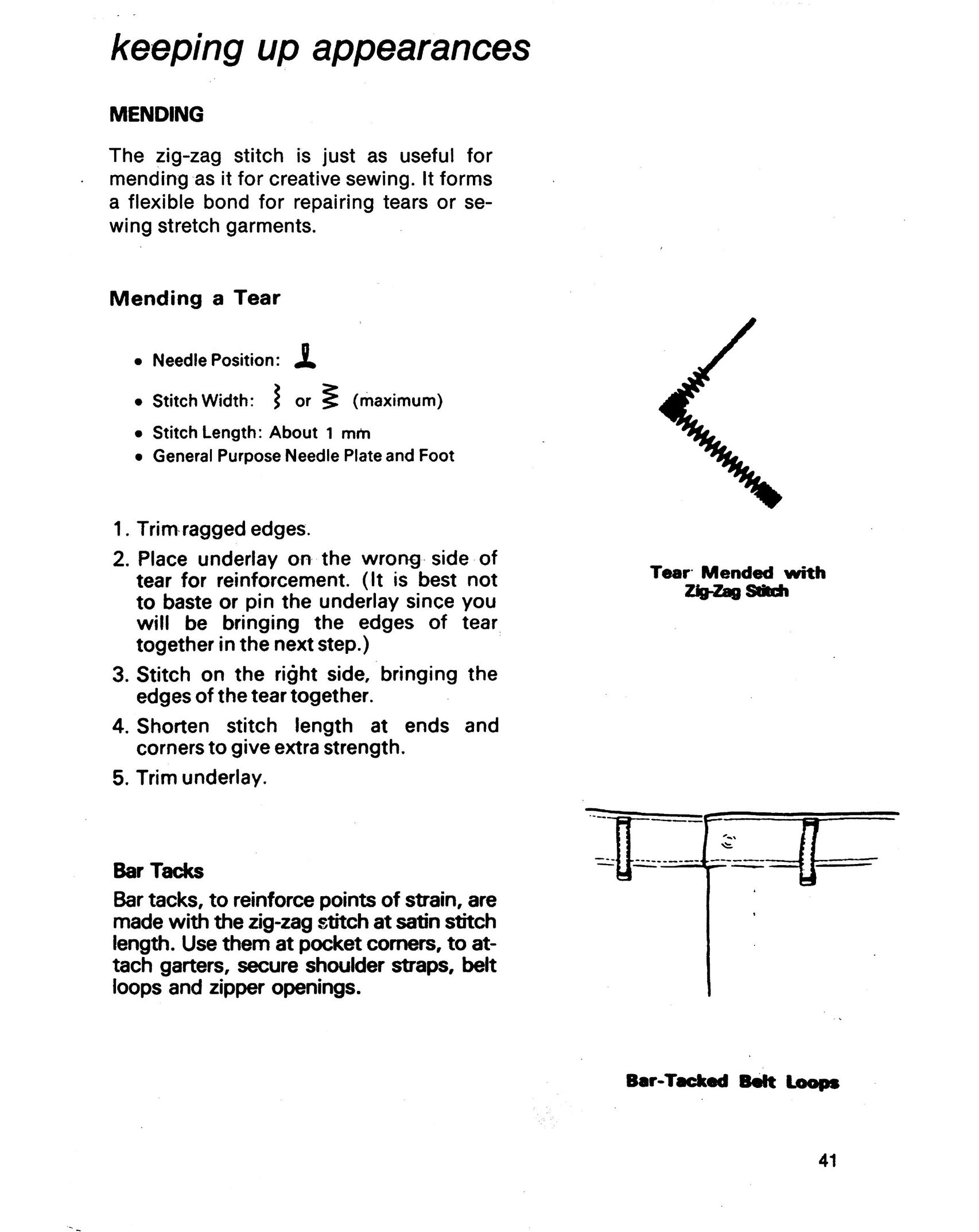 Singer 1021 Sewing Machine User Manual (Page 45)
