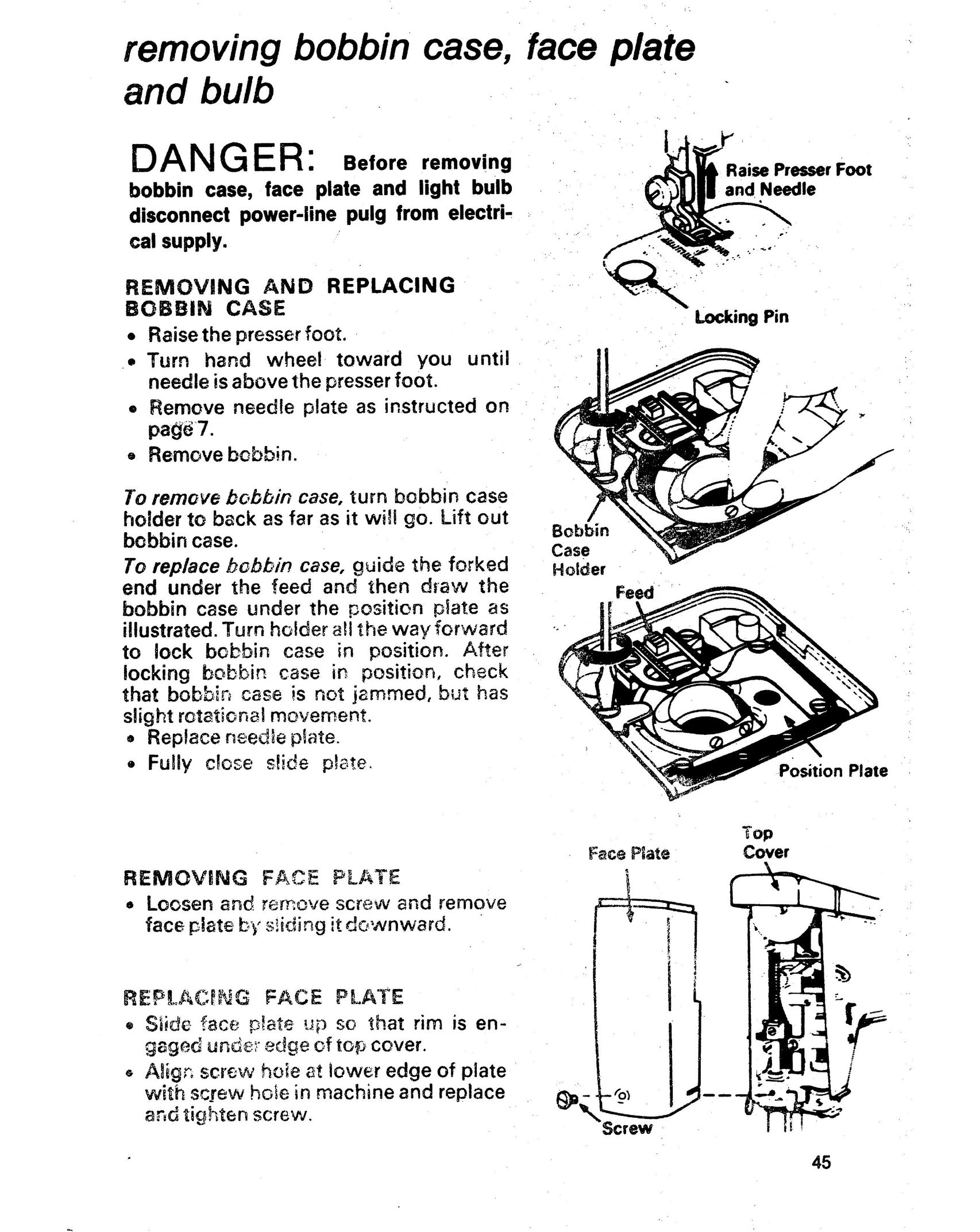 Singer 1021 Sewing Machine User Manual (Page 49)