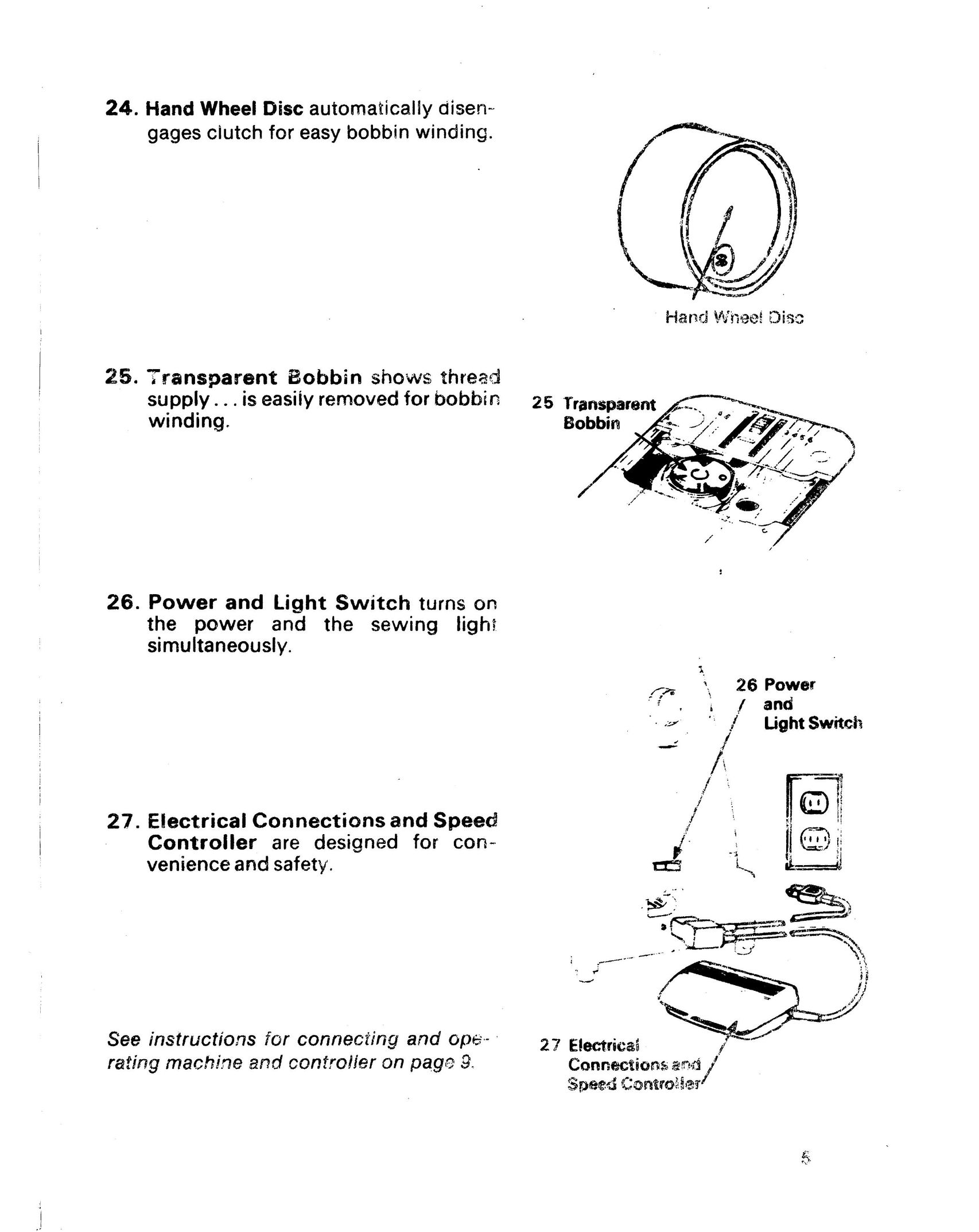 Singer 1021 Sewing Machine User Manual (Page 9)