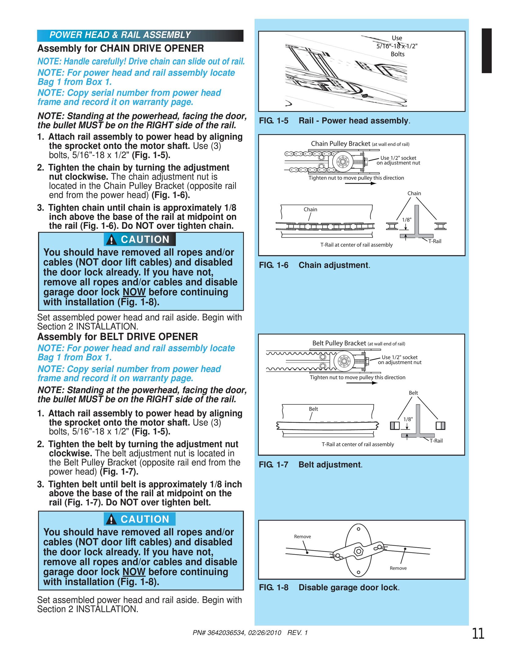 Chamberlain 1022 Garage Door Opener User Manual (Page 11)