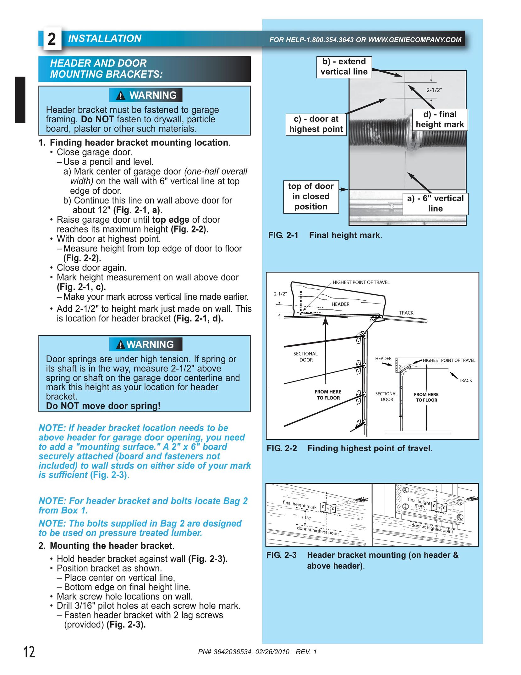 Chamberlain 1022 Garage Door Opener User Manual (Page 12)