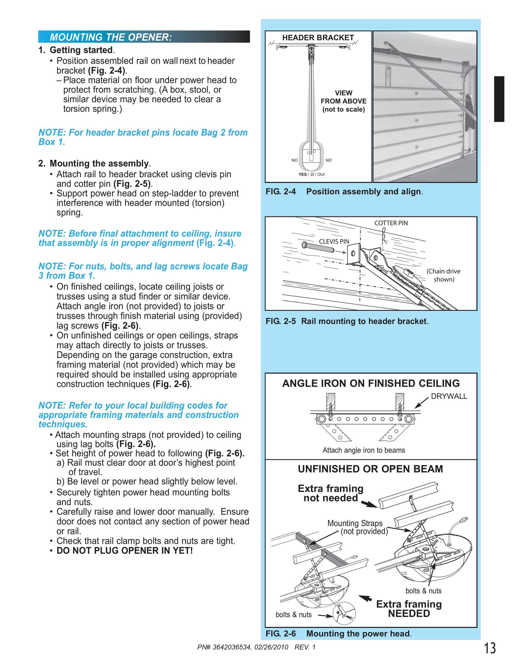 Chamberlain 1022 Garage Door Opener User Manual (Page 13)