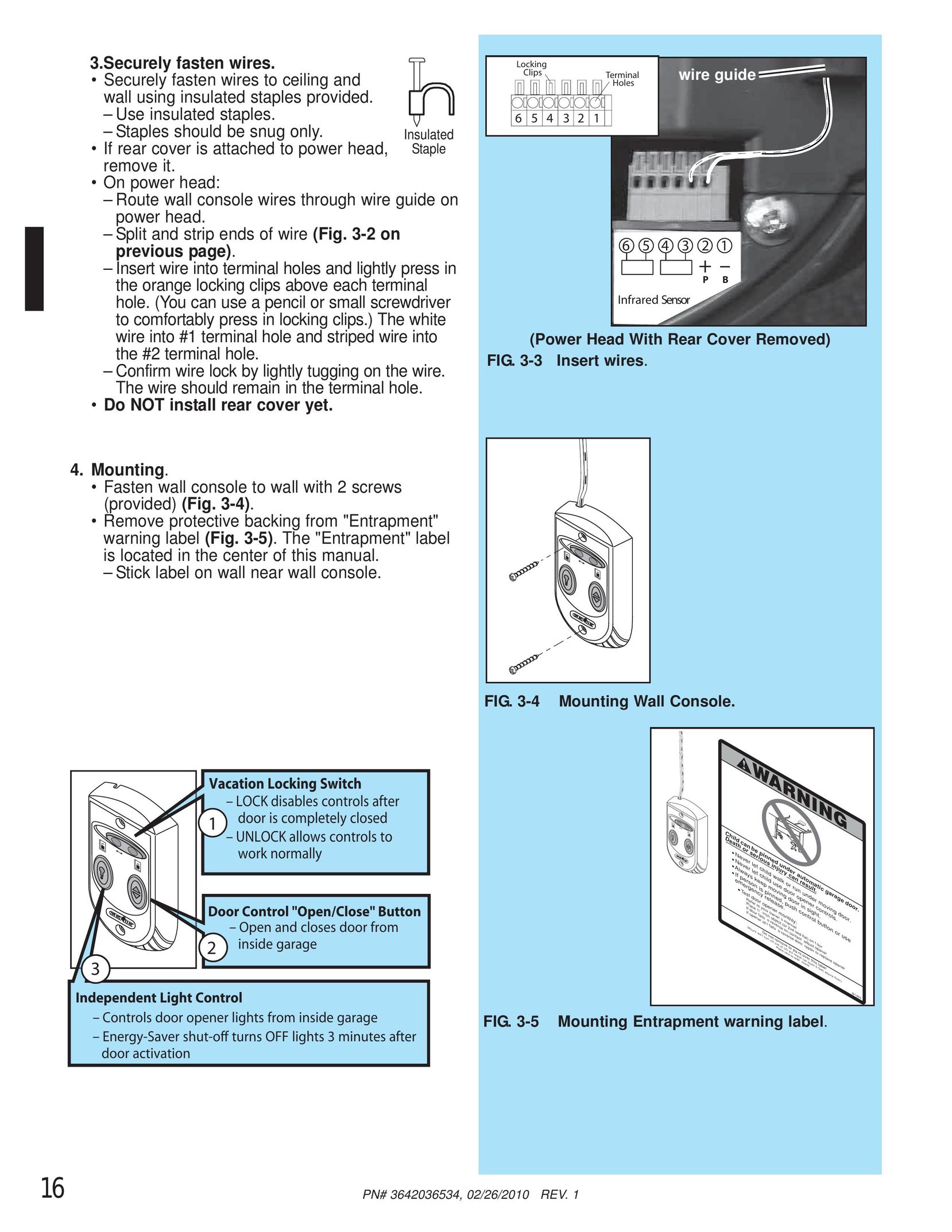 Chamberlain 1022 Garage Door Opener User Manual (Page 16)