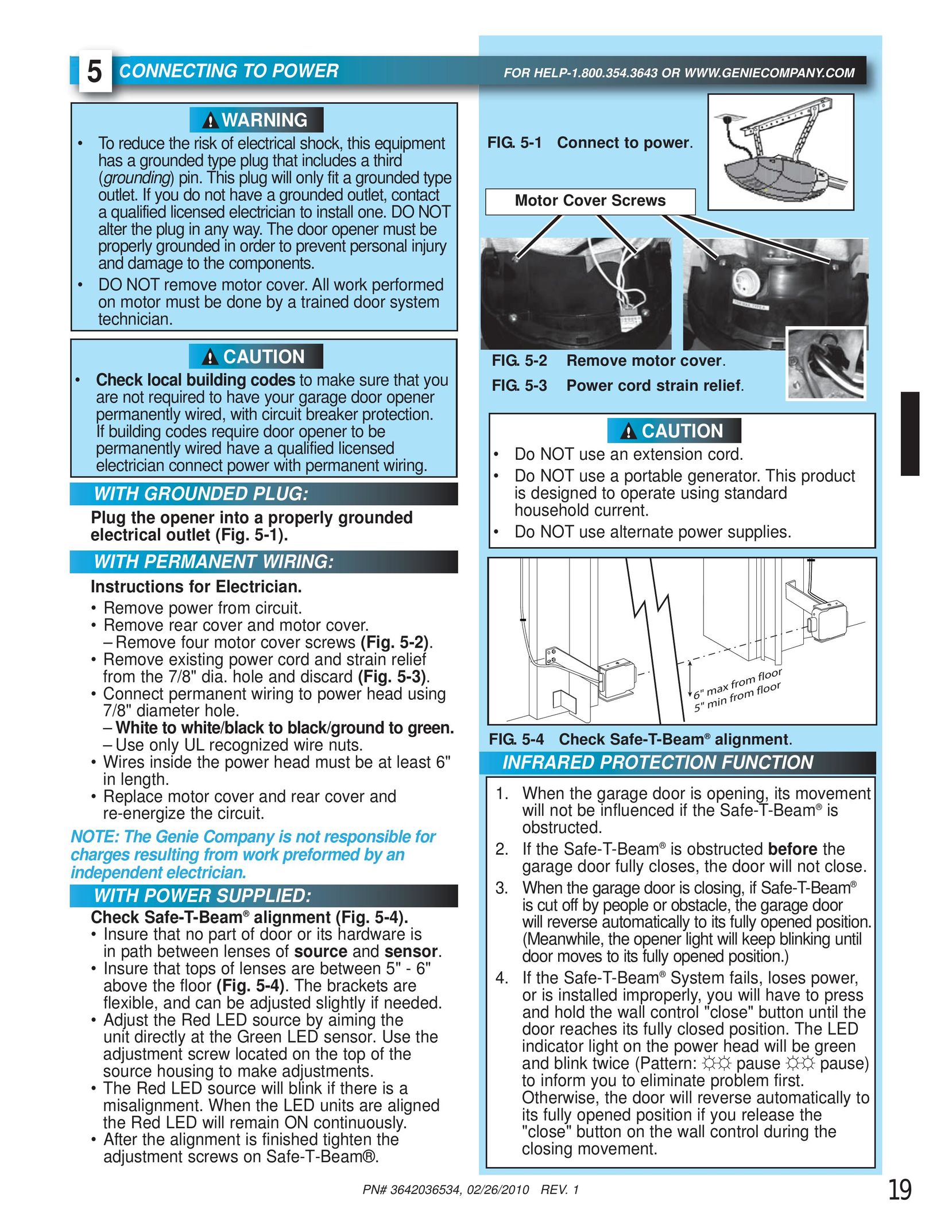 Chamberlain 1022 Garage Door Opener User Manual (Page 19)