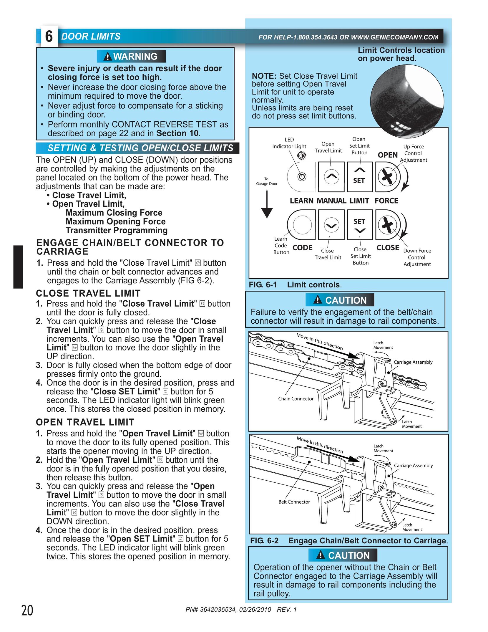 Chamberlain 1022 Garage Door Opener User Manual (Page 20)