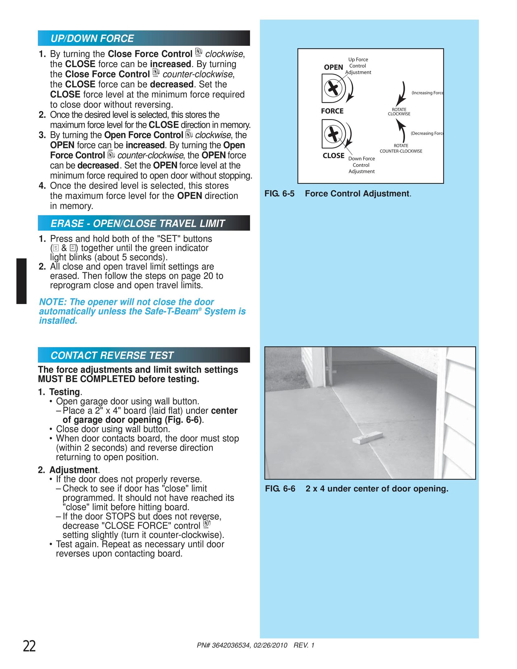 Chamberlain 1022 Garage Door Opener User Manual (Page 22)