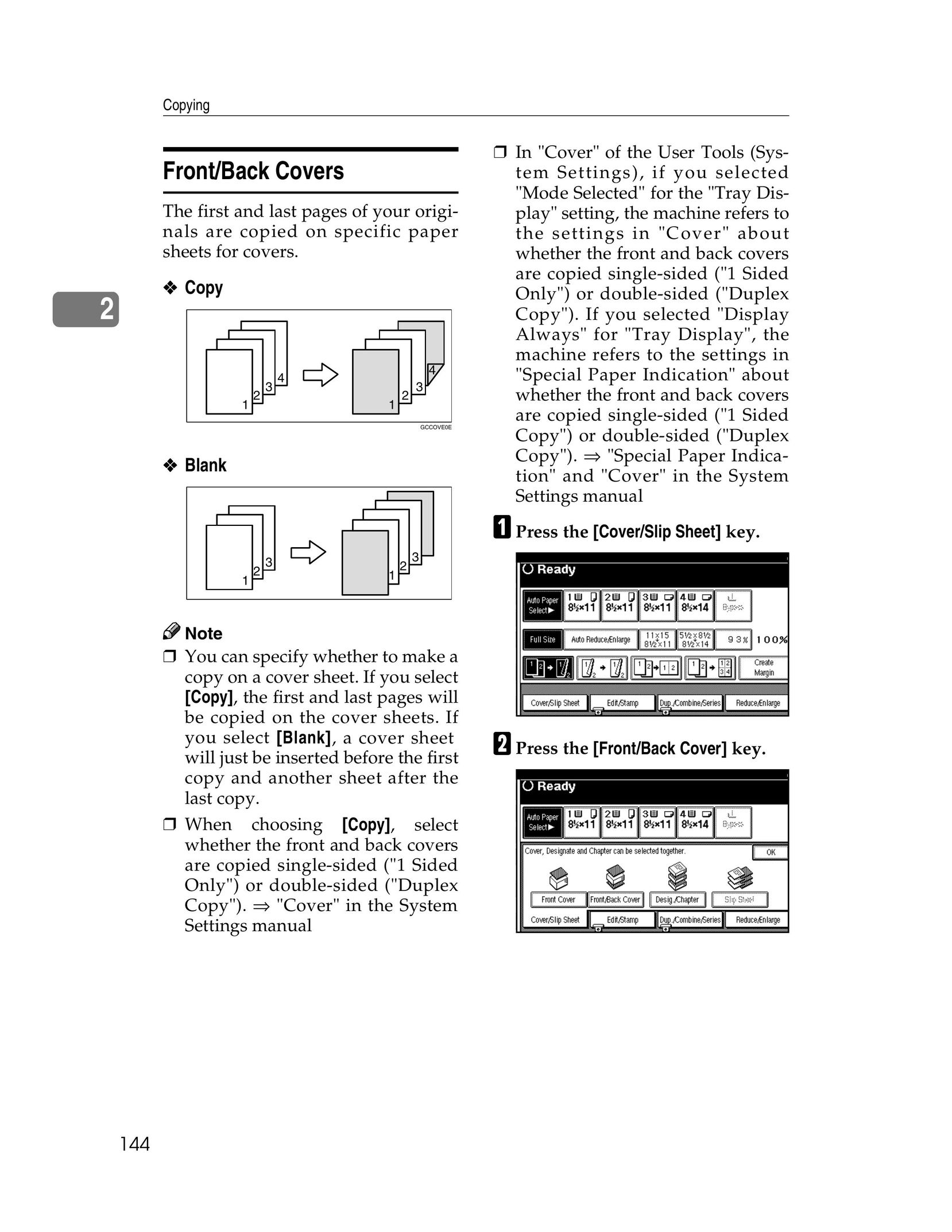 Lanier 1027 Copier User Manual (Page 156)