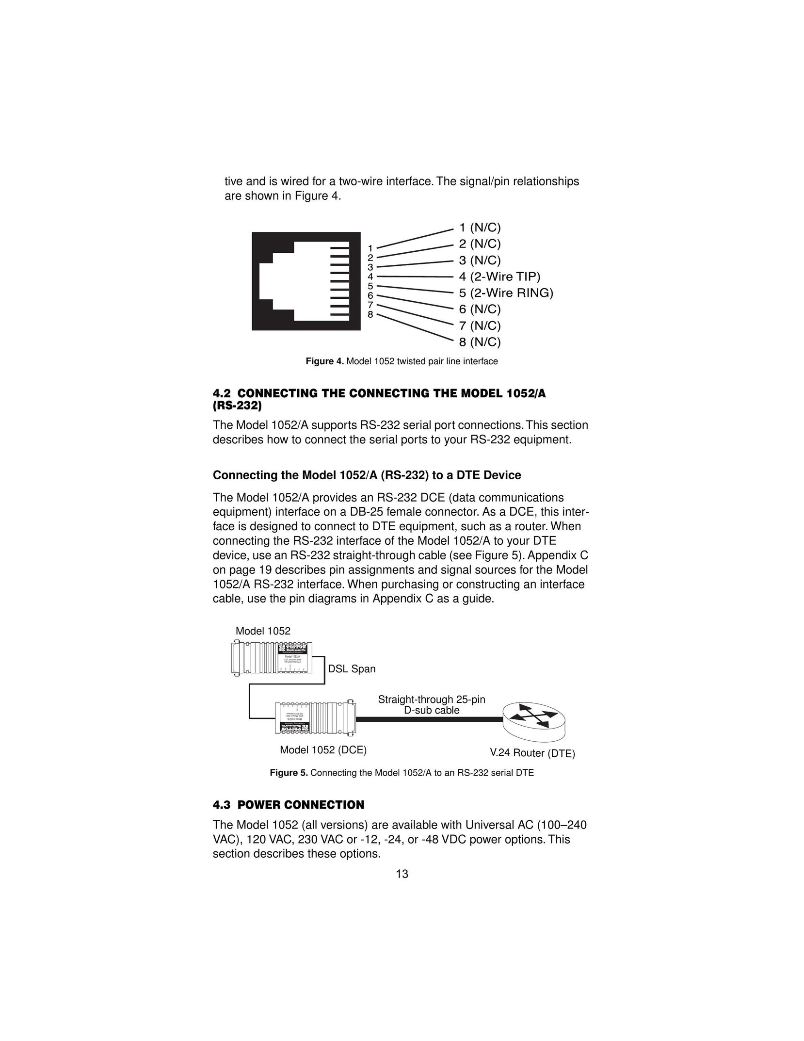 Patton electronic 1052 Network Card User Manual (Page 13)