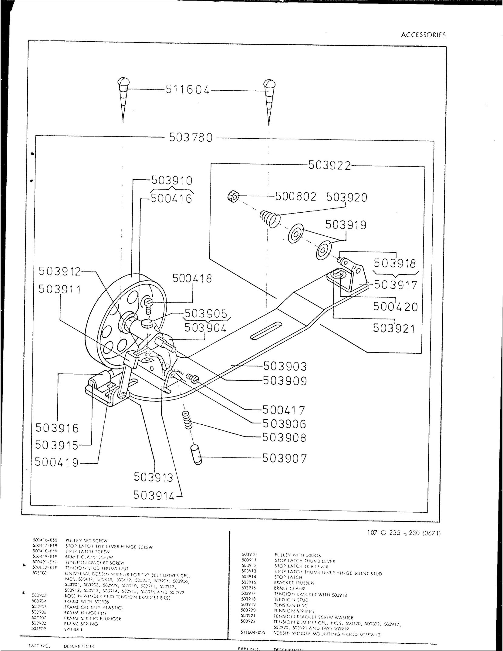 Singer 107G235 Sewing Machine User Manual (Page 24)