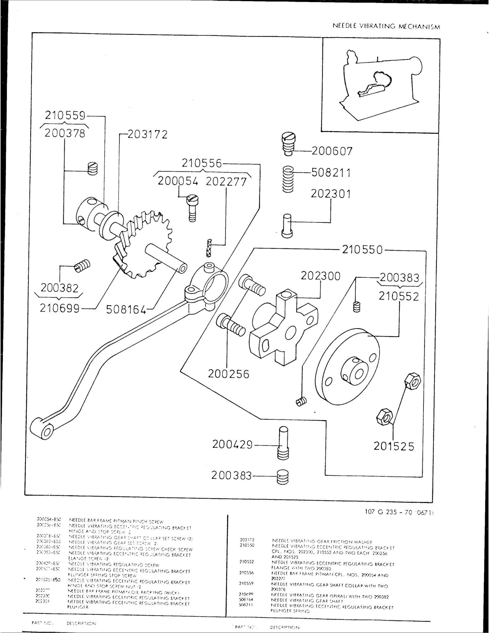 Singer 107G235 Sewing Machine User Manual (Page 8)