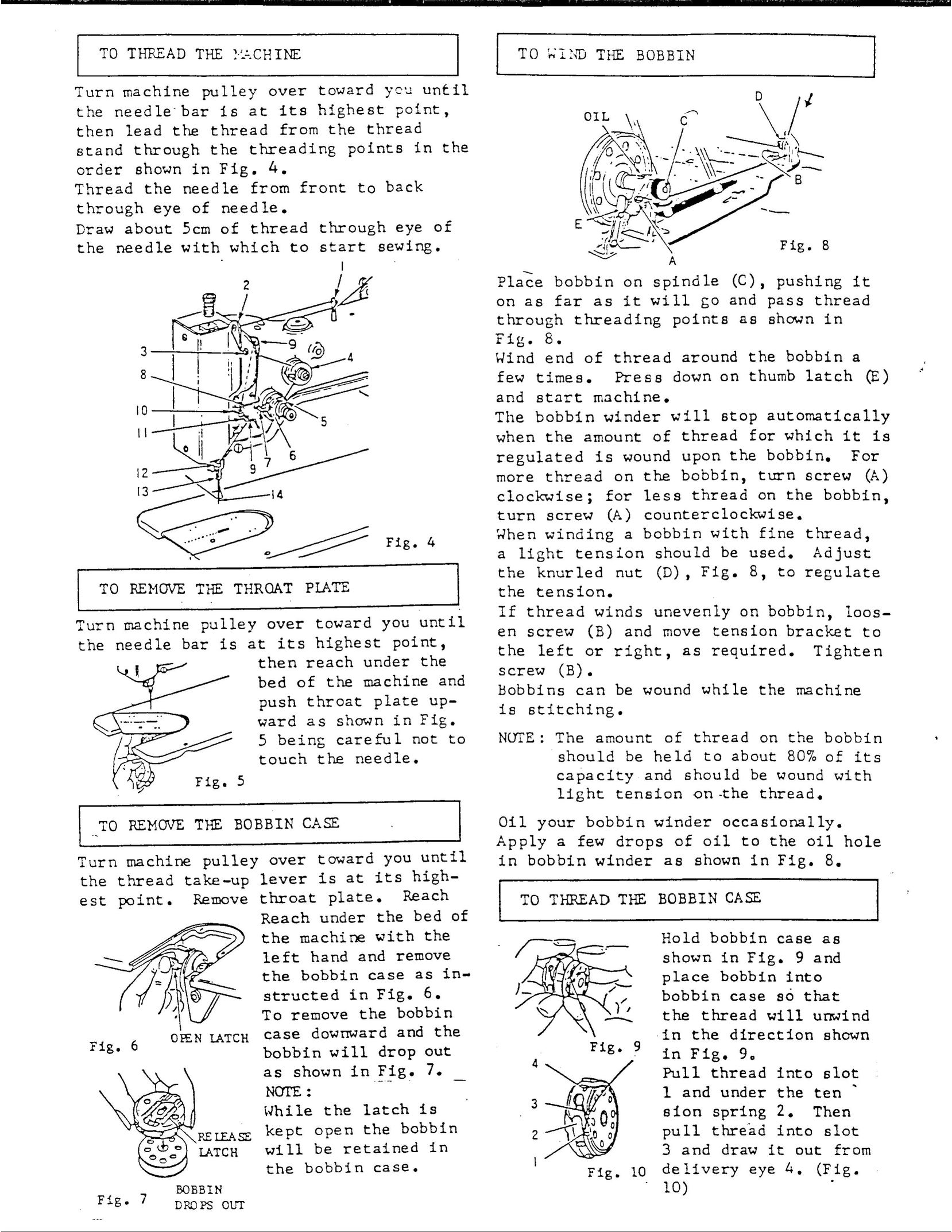 Singer 107U202 Sewing Machine User Manual (Page 3)