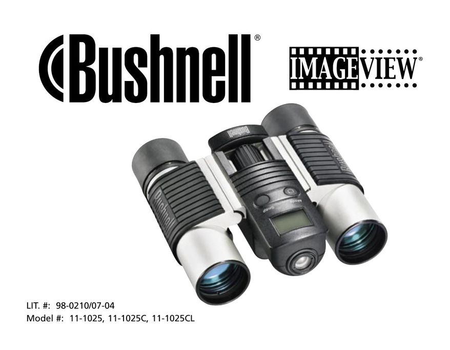 Bushnell 11-1025CL Binoculars User Manual (Page 1)