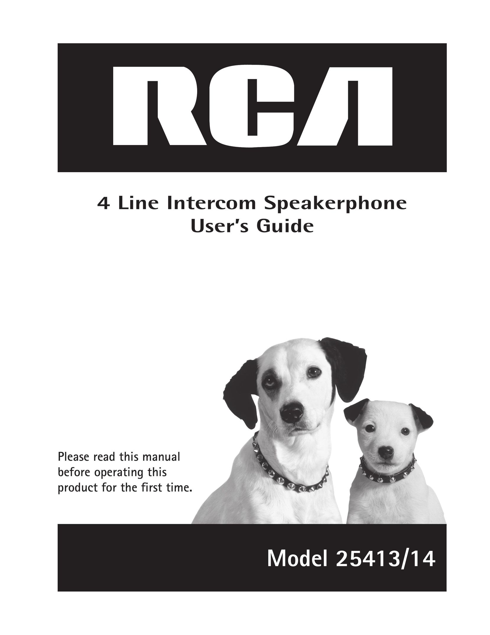 RCA 14 Intercom System User Manual (Page 1)
