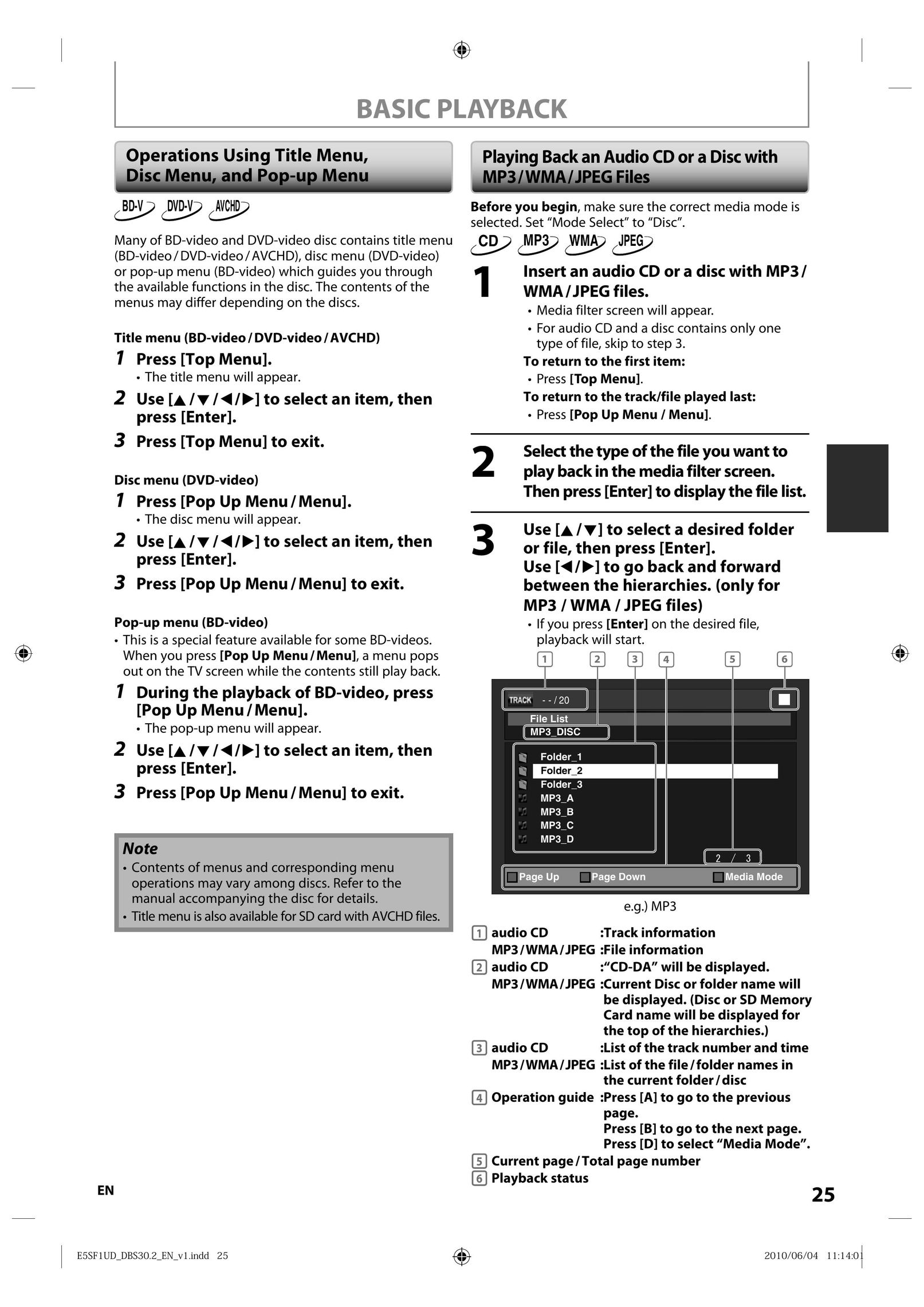 Integra 1VMN29753 Blu-ray Player User Manual (Page 25)