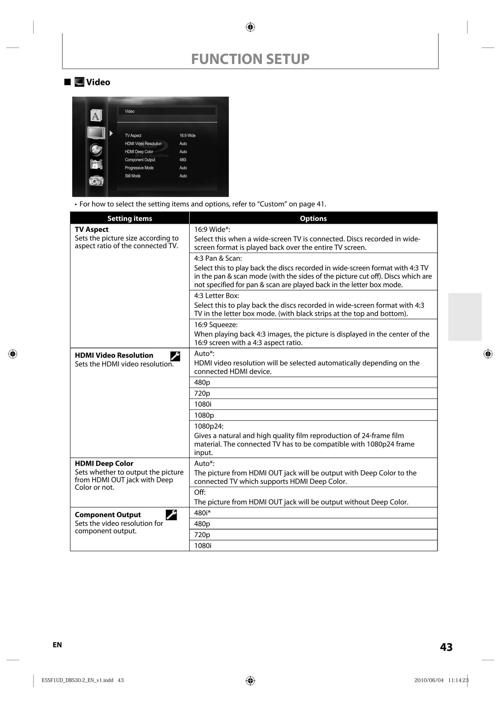 Integra 1VMN29753 Blu-ray Player User Manual (Page 43)