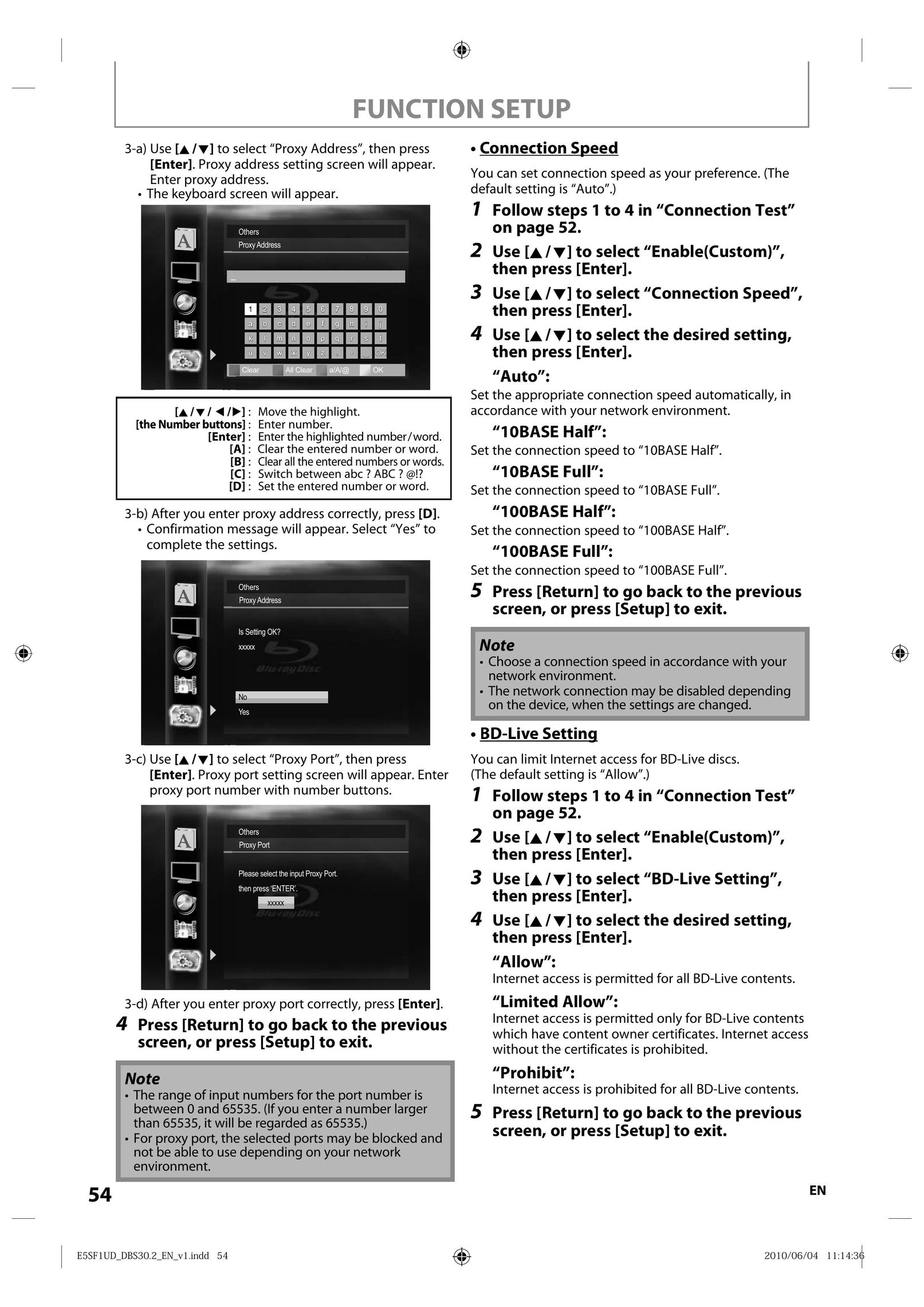 Integra 1VMN29753 Blu-ray Player User Manual (Page 54)