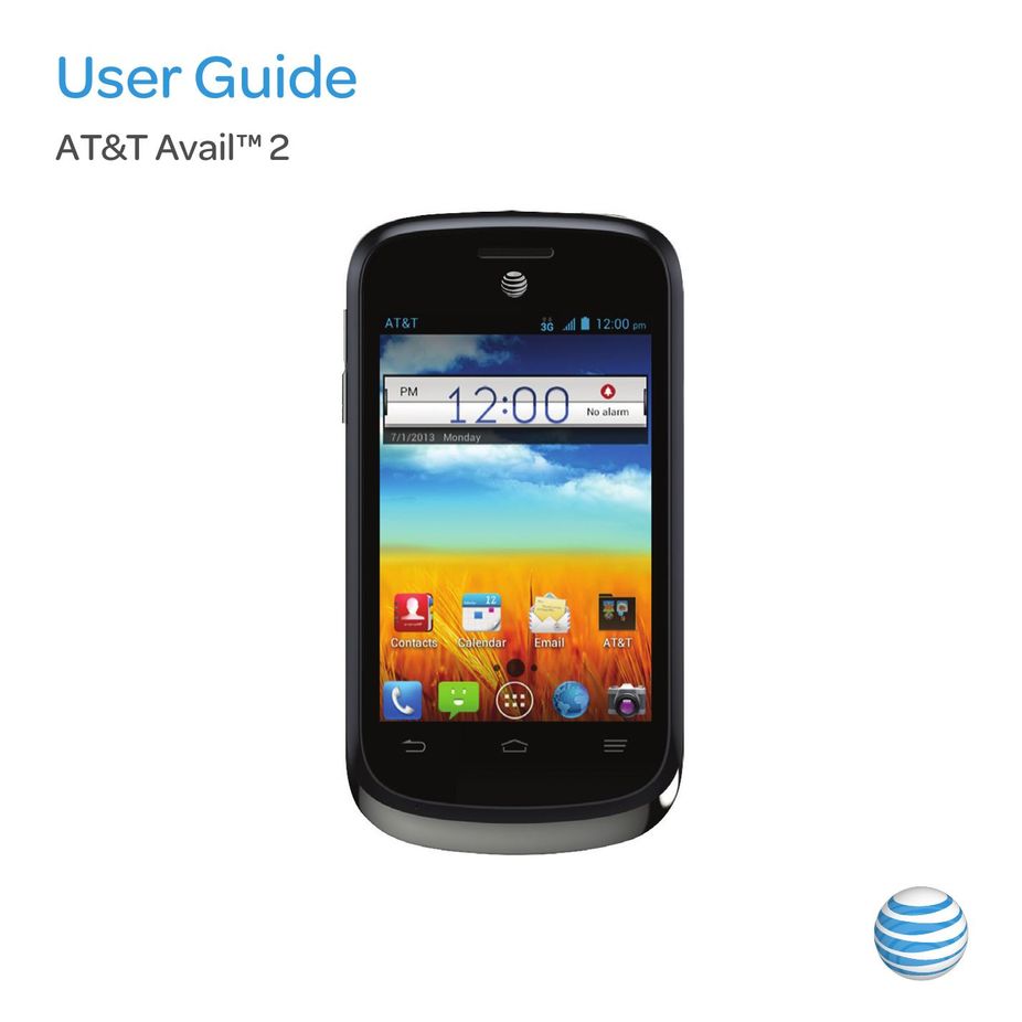 AT&T 2 Cell Phone User Manual (Page 1)