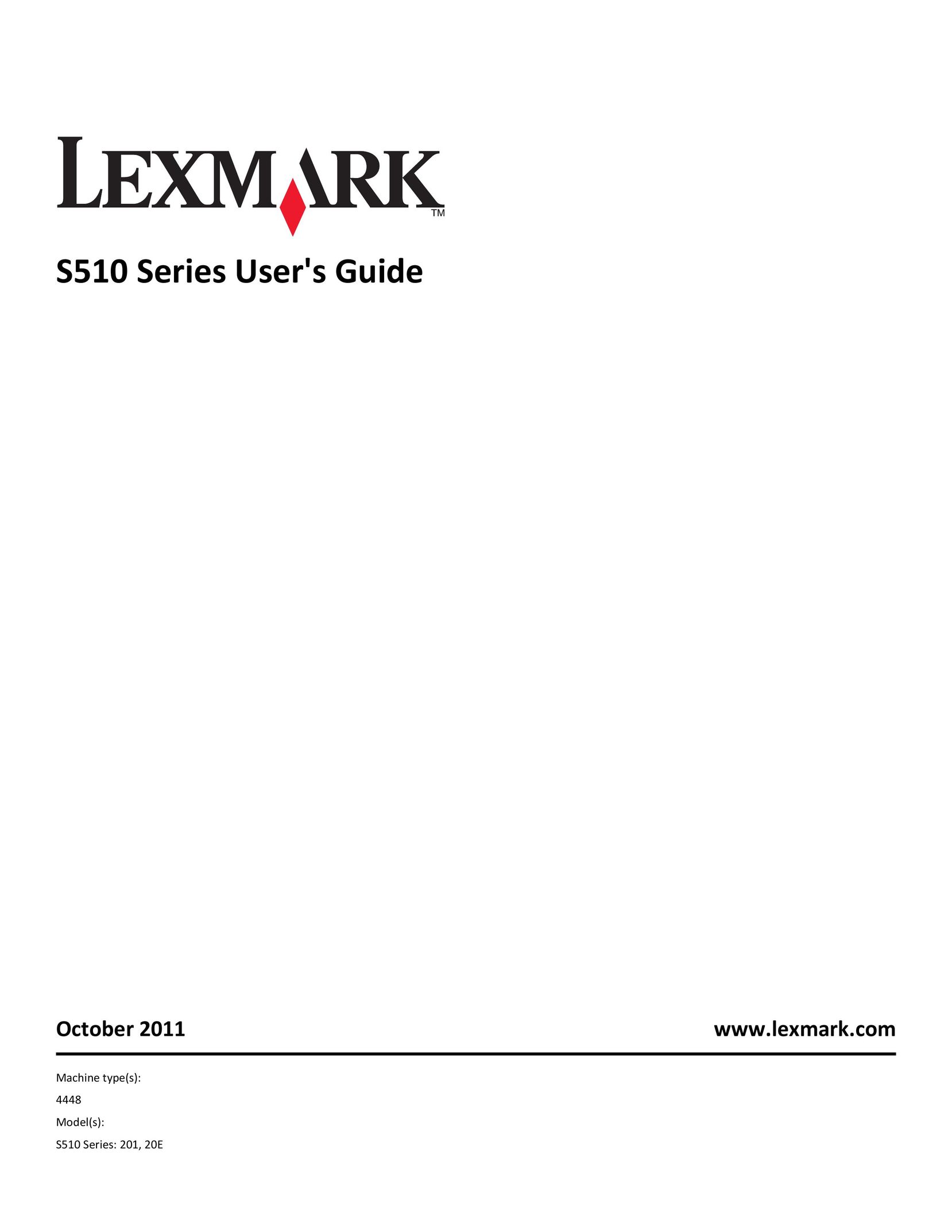 Lexmark 201 All in One Printer User Manual (Page 1)