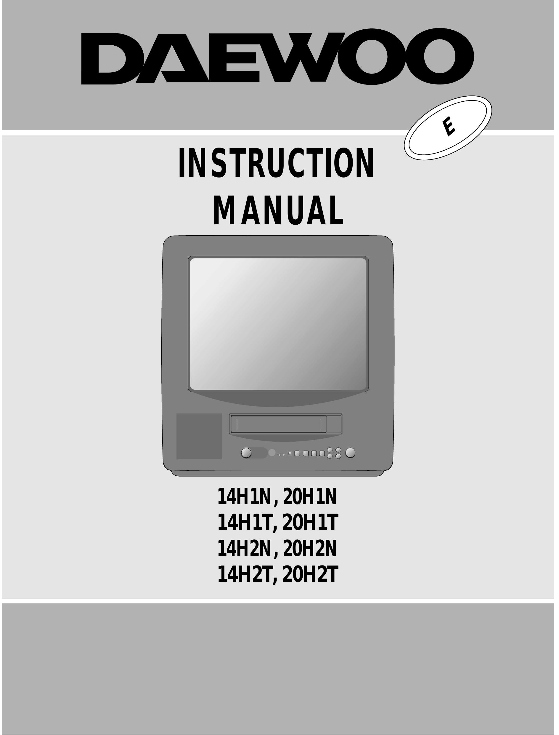 Daewoo 14H1N, 20H1N 14H1T, 20H1T 14H2N, 20H2N 14H2T, 20H2T Handheld TV User Manual (Page 1)