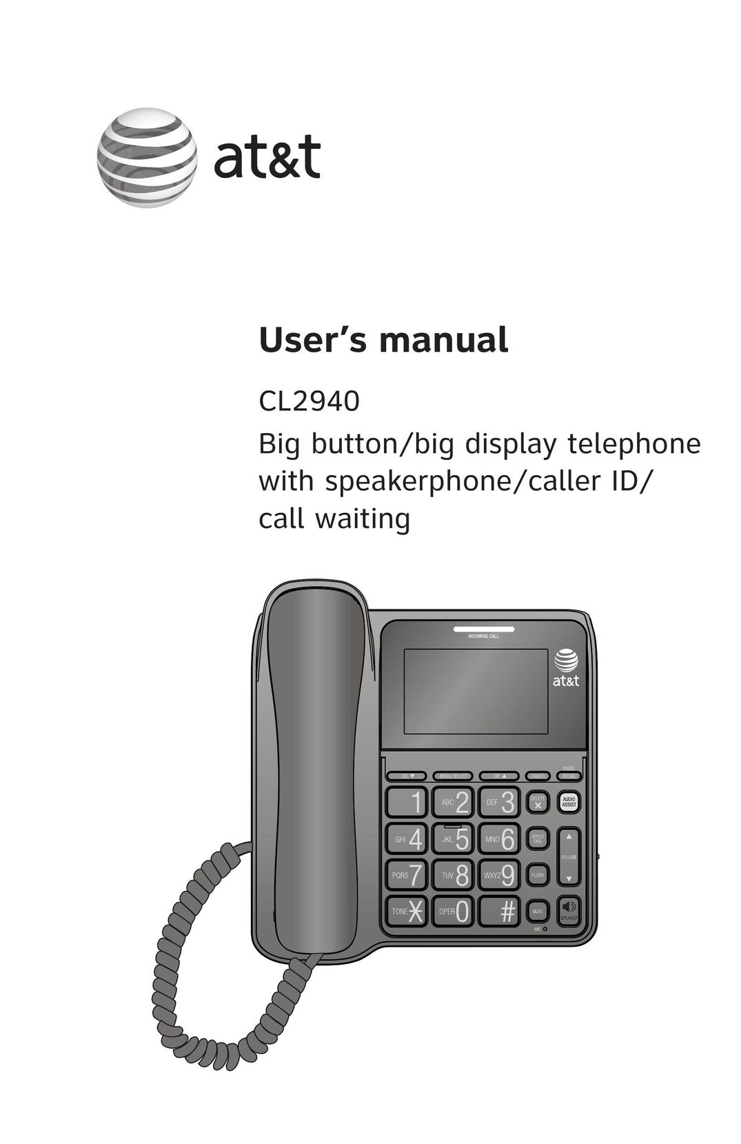 AT&T 210 BLK Conference Phone User Manual (Page 1)