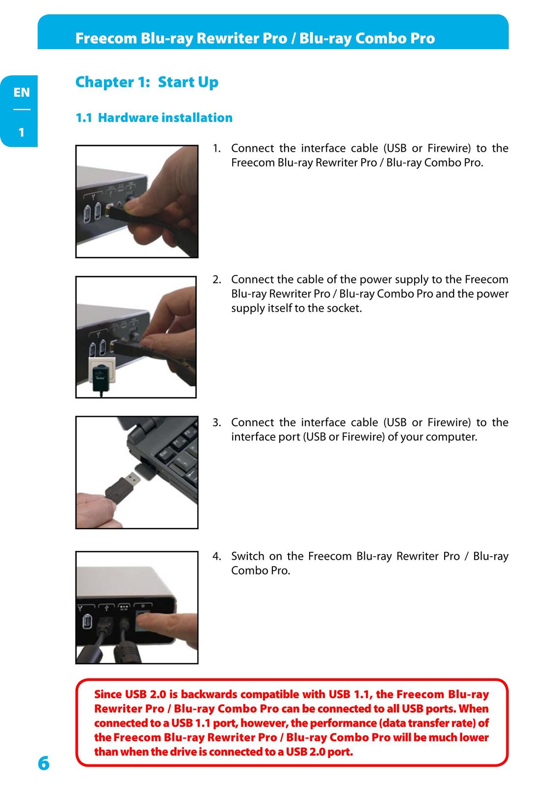 Freecom Technologies 220AW8FB/00LCD Blu-ray Player User Manual (Page 6)