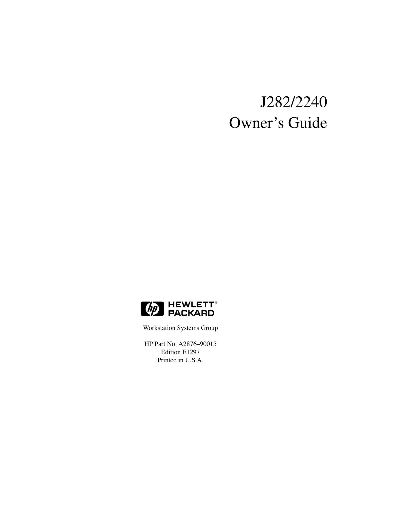 HP (Hewlett-Packard) 2240 Network Card User Manual (Page 1)